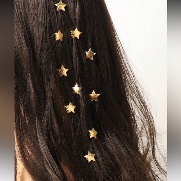 Rave Festival 5 piece 
Star Print Fuzzy Cuff Mesh Top
Size small - Picture 15 of 16